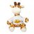 Mascota girafa mica plus cu tricou personalizat